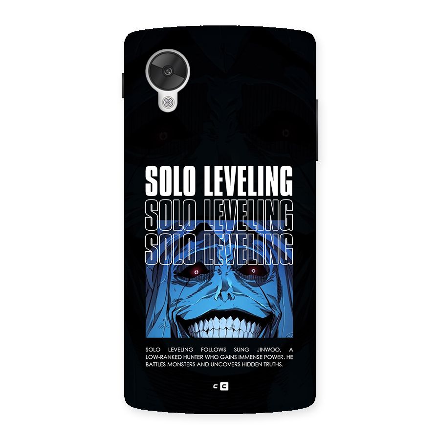 Solo Leveling Typo Back Case for Google Nexus 5