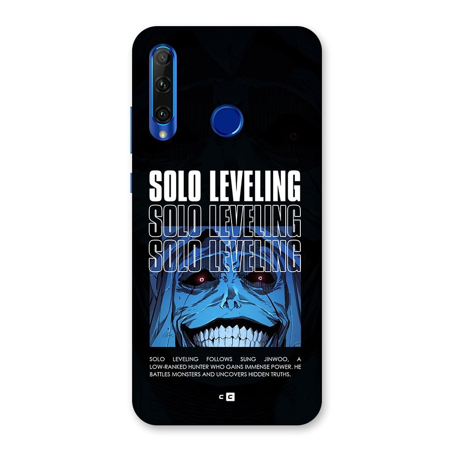 Solo Leveling Typo Back Case for Honor 20i