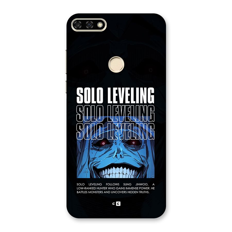 Solo Leveling Typo Back Case for Honor 7A