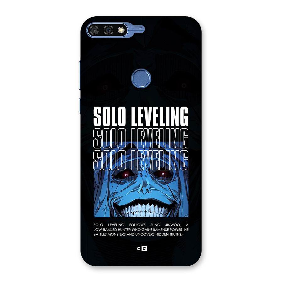 Solo Leveling Typo Back Case for Honor 7C