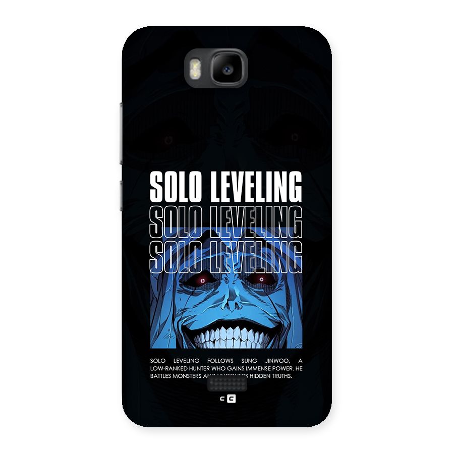 Solo Leveling Typo Back Case for Honor Bee
