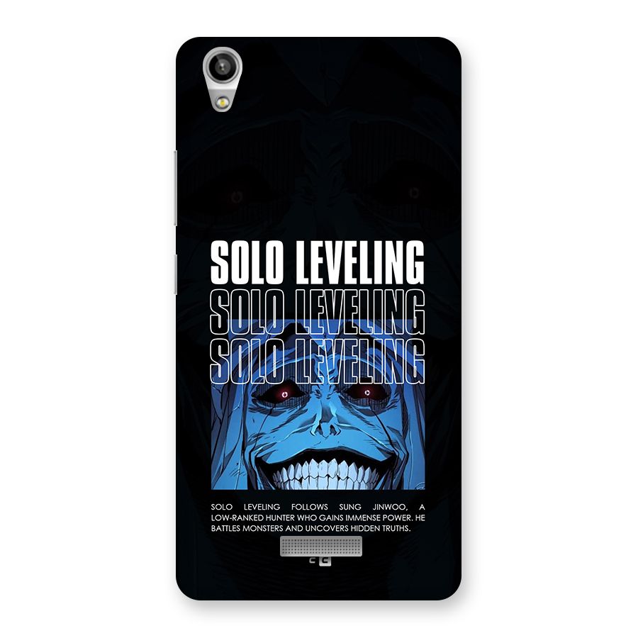 Solo Leveling Typo Back Case for Lava Pixel V1