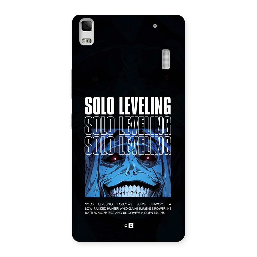 Solo Leveling Typo Back Case for Lenovo K3 Note