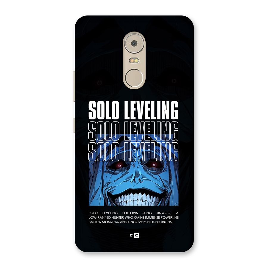 Solo Leveling Typo Back Case for Lenovo K6 Note