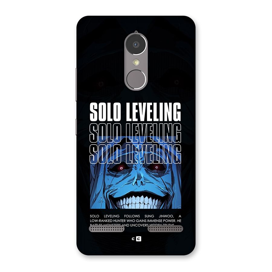 Solo Leveling Typo Back Case for Lenovo K6 Power