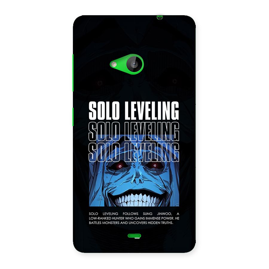 Solo Leveling Typo Back Case for Lumia 535