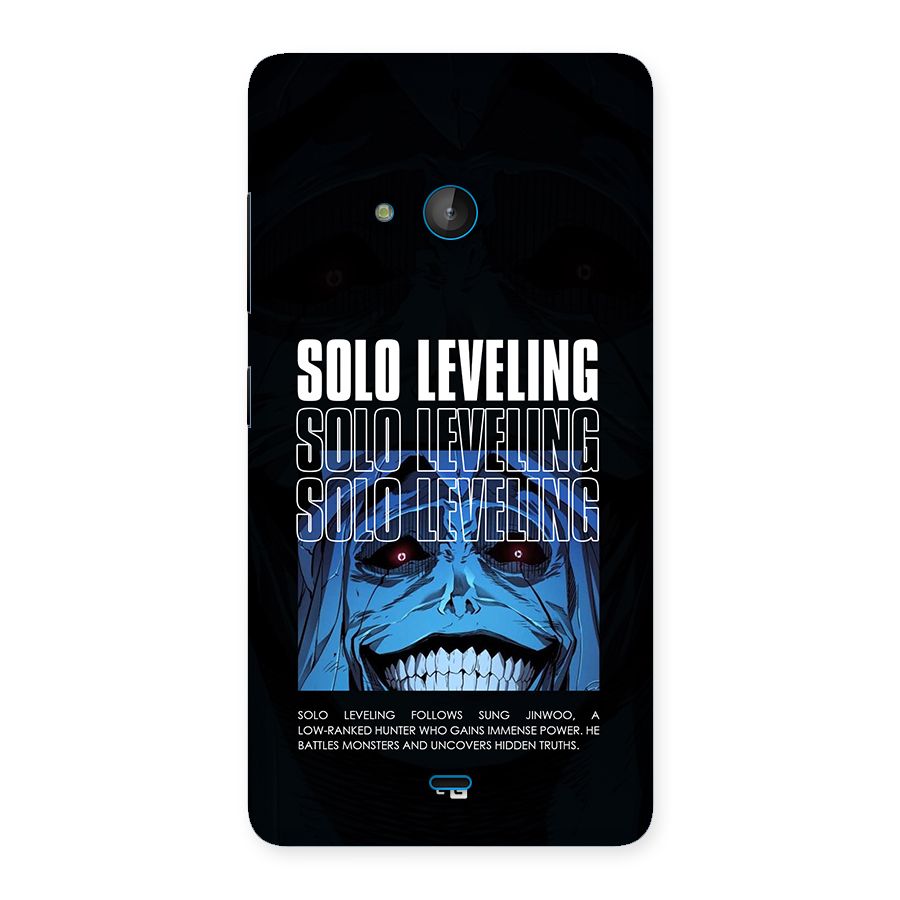 Solo Leveling Typo Back Case for Lumia 540