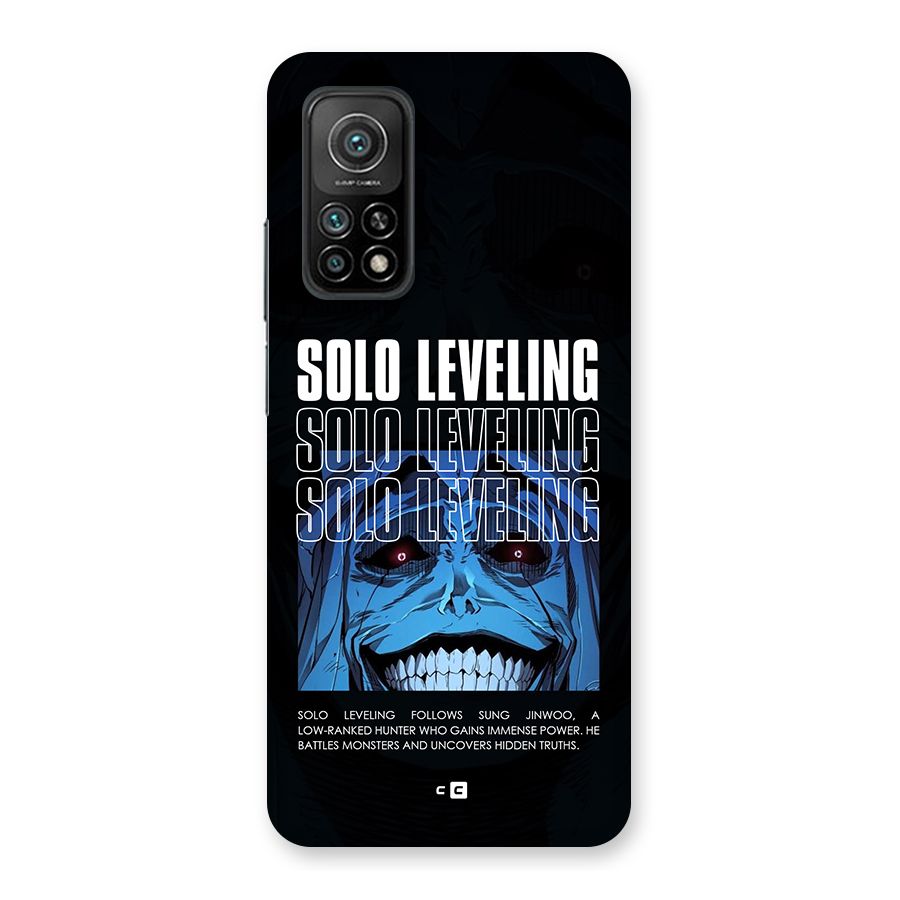 Solo Leveling Typo Back Case for Mi 10T 5G