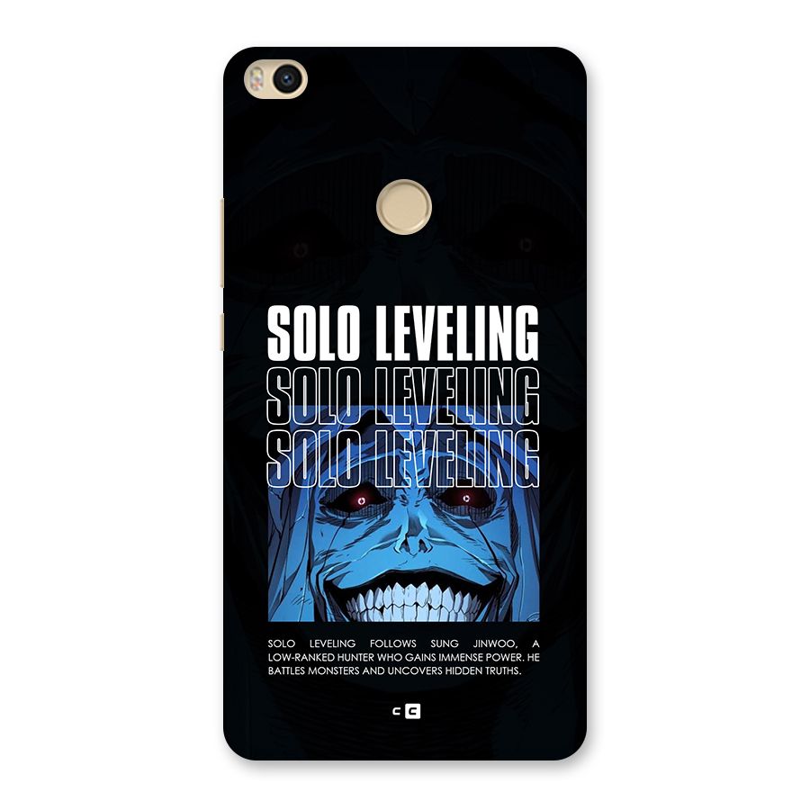 Solo Leveling Typo Back Case for Mi Max 2