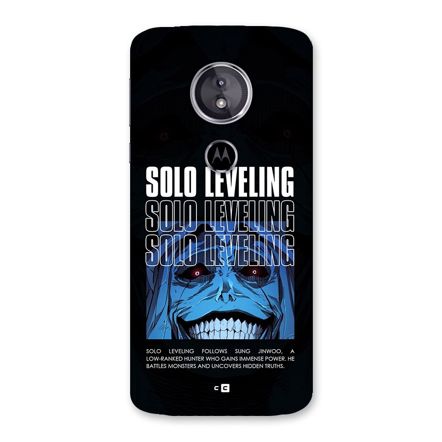 Solo Leveling Typo Back Case for Moto E5