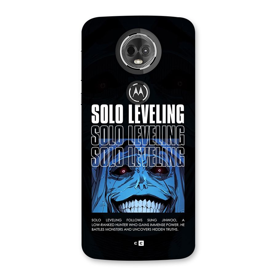 Solo Leveling Typo Back Case for Moto E5 Plus