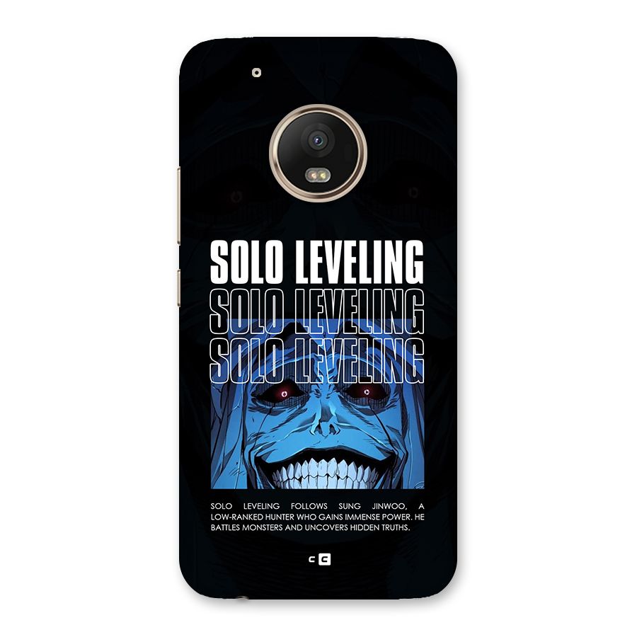 Solo Leveling Typo Back Case for Moto G5 Plus