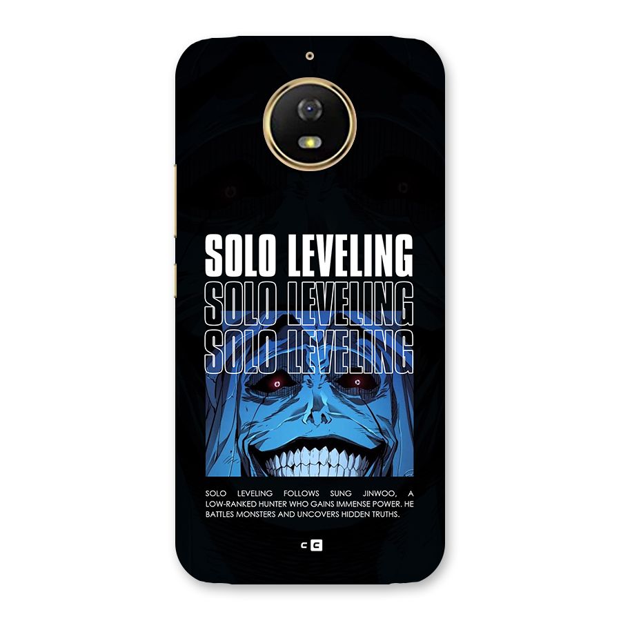 Solo Leveling Typo Back Case for Moto G5s