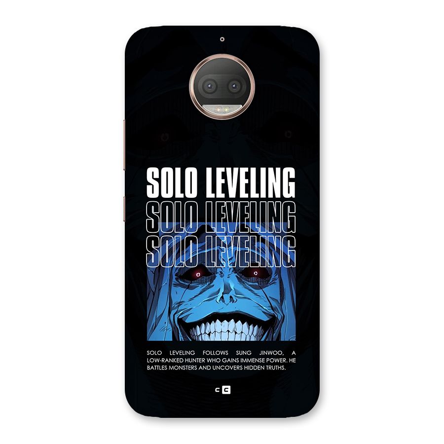 Solo Leveling Typo Back Case for Moto G5s Plus