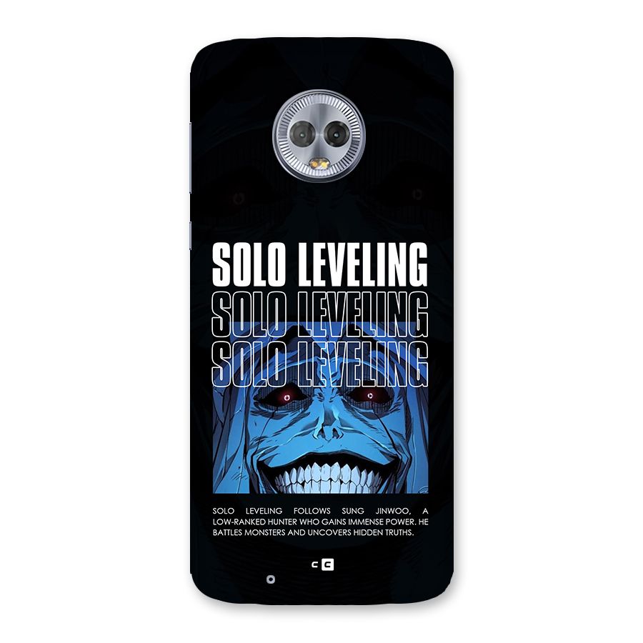 Solo Leveling Typo Back Case for Moto G6