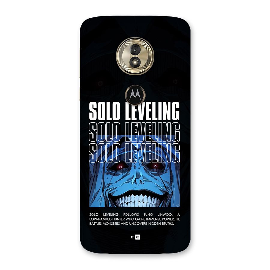 Solo Leveling Typo Back Case for Moto G6 Play