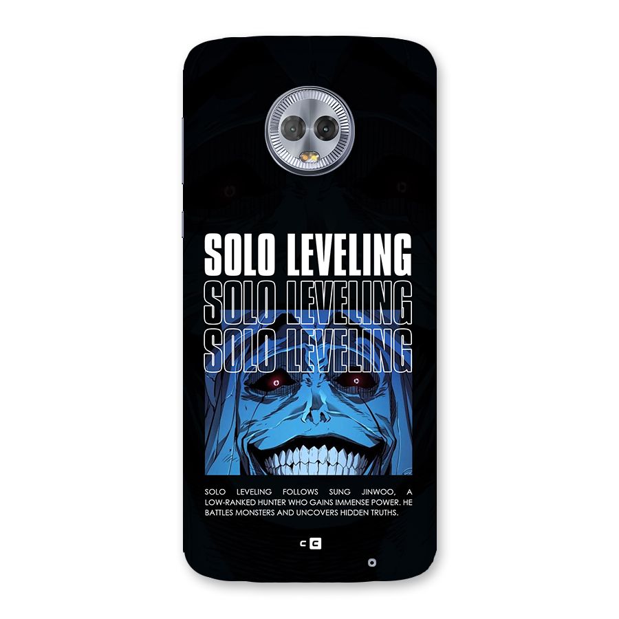 Solo Leveling Typo Back Case for Moto G6 Plus