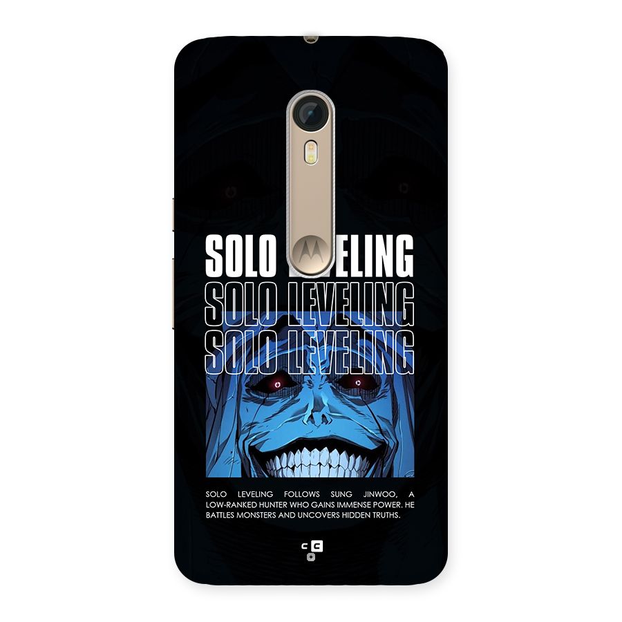 Solo Leveling Typo Back Case for Moto X Style