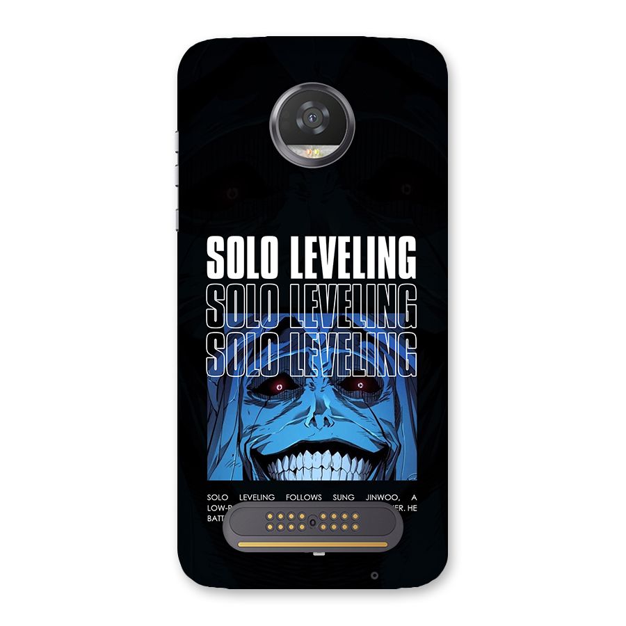 Solo Leveling Typo Back Case for Moto Z2 Play