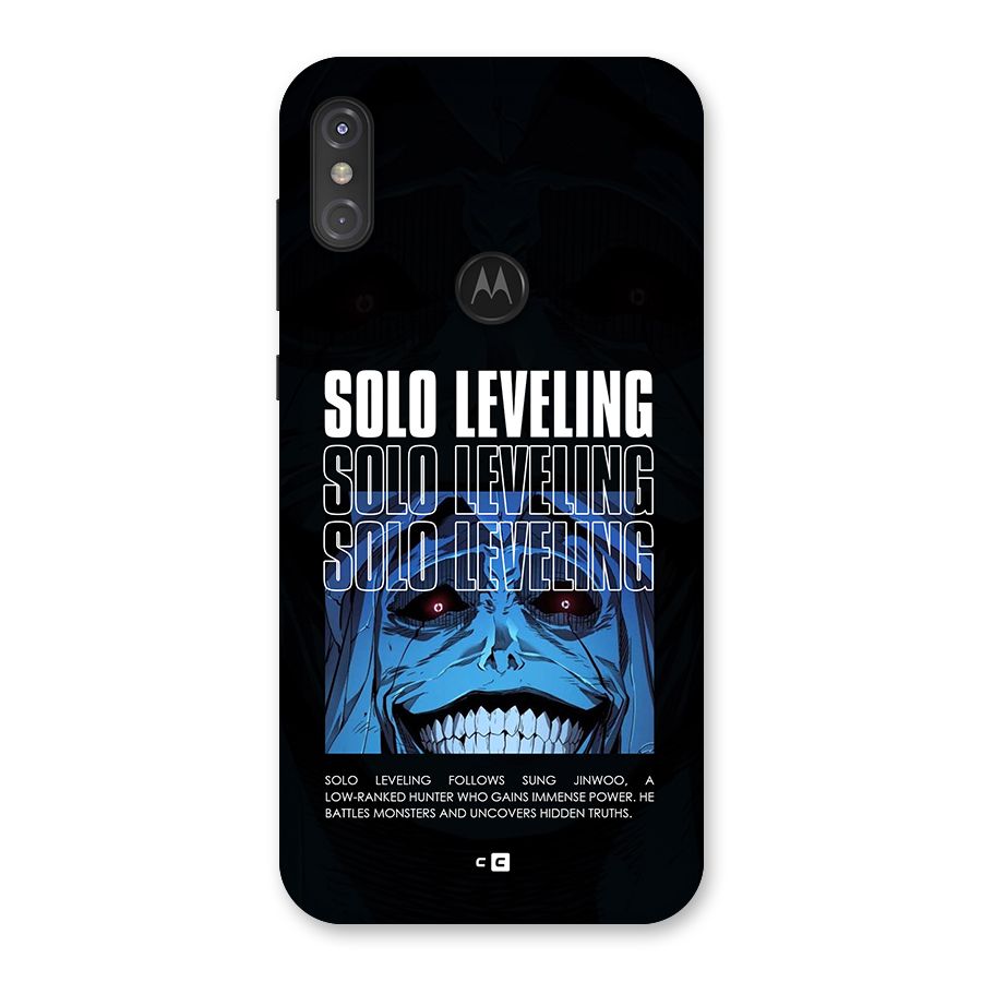Solo Leveling Typo Back Case for Motorola One Power
