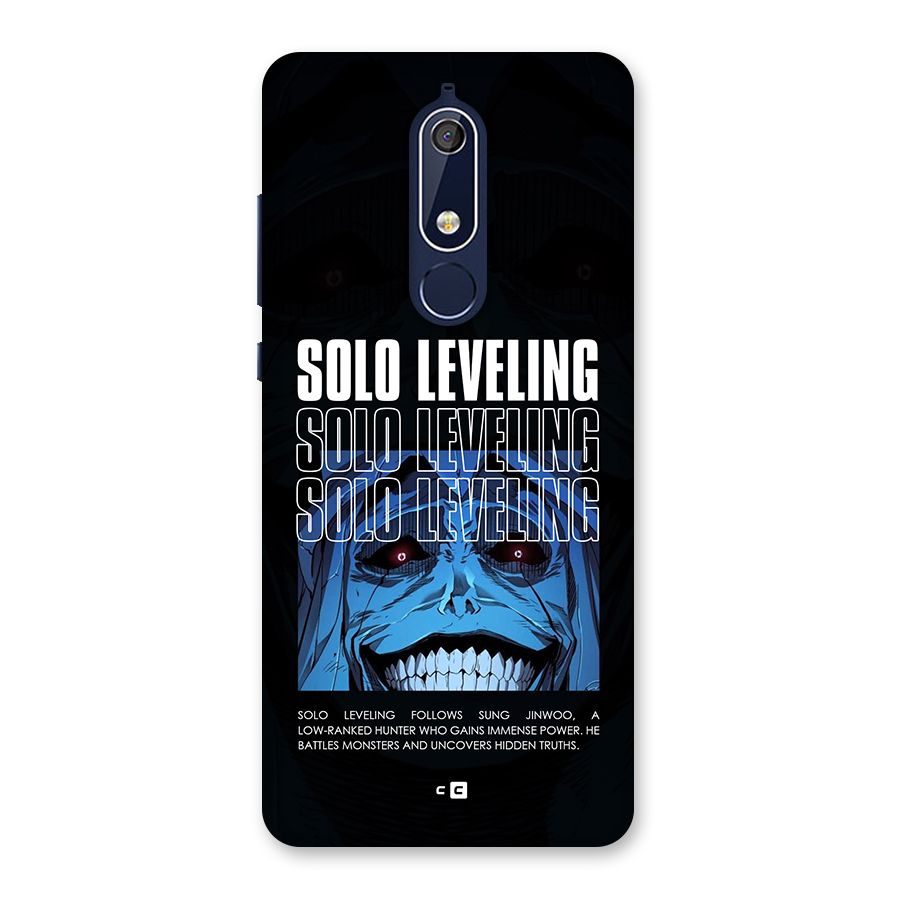 Solo Leveling Typo Back Case for Nokia 5.1