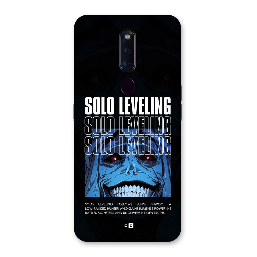 Solo Leveling Typo Back Case for Oppo F11 Pro