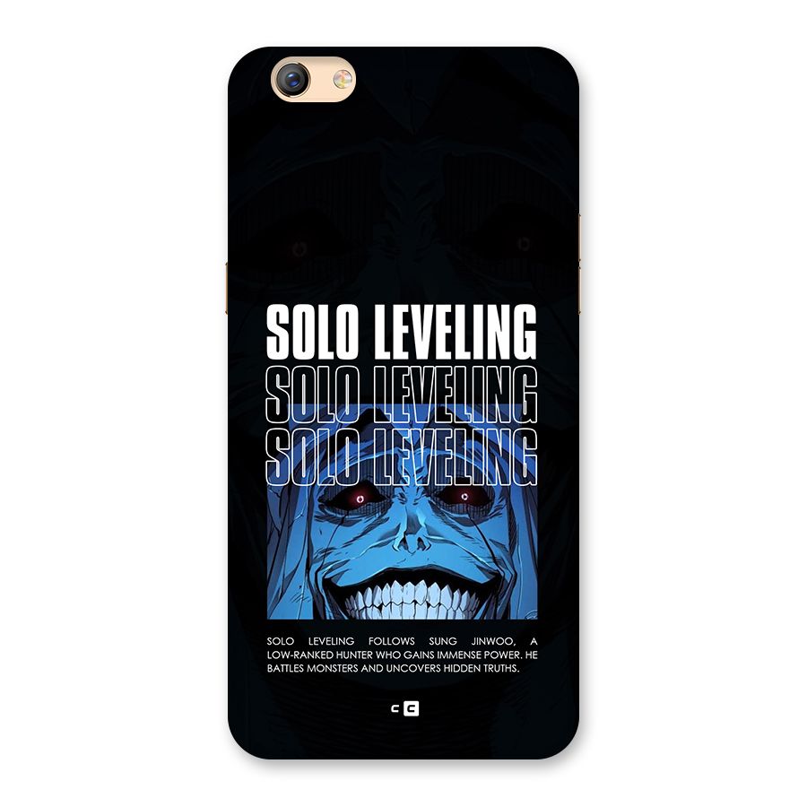 Solo Leveling Typo Back Case for Oppo F3 Plus
