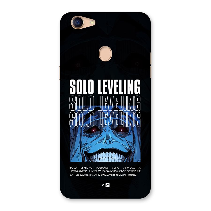 Solo Leveling Typo Back Case for Oppo F5 Youth