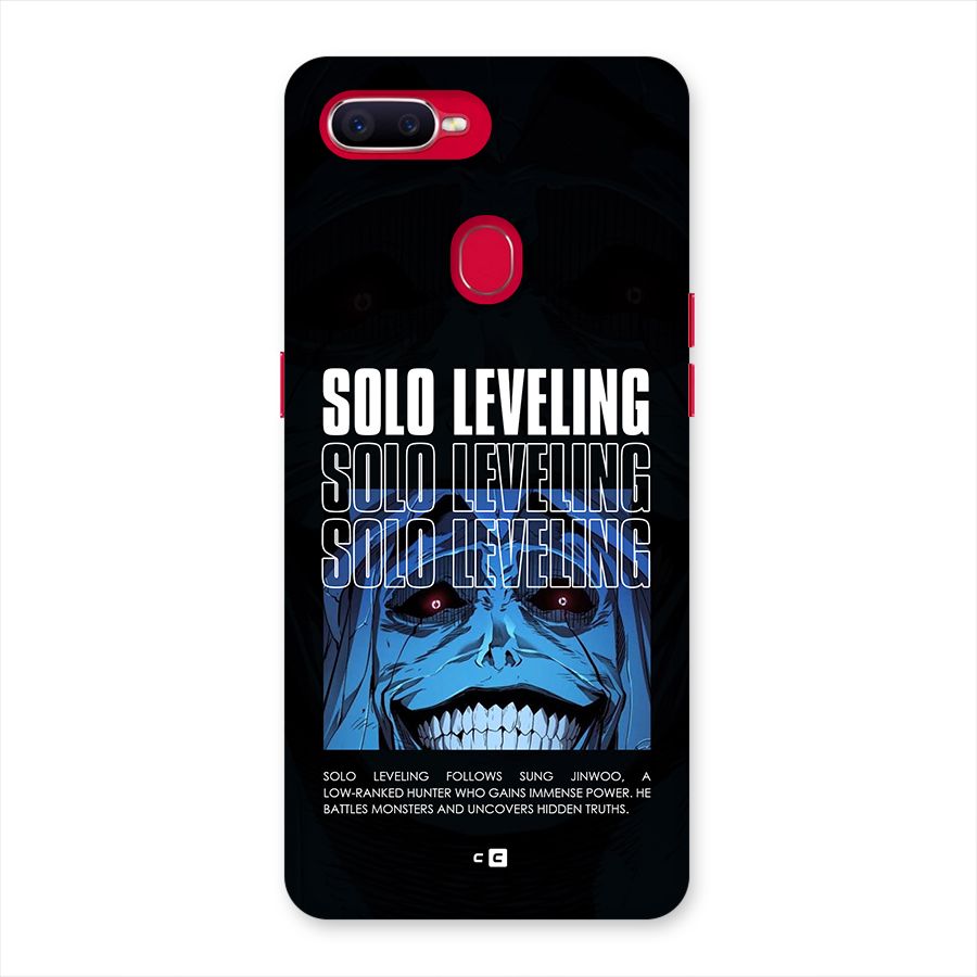 Solo Leveling Typo Back Case for Oppo F9 Pro