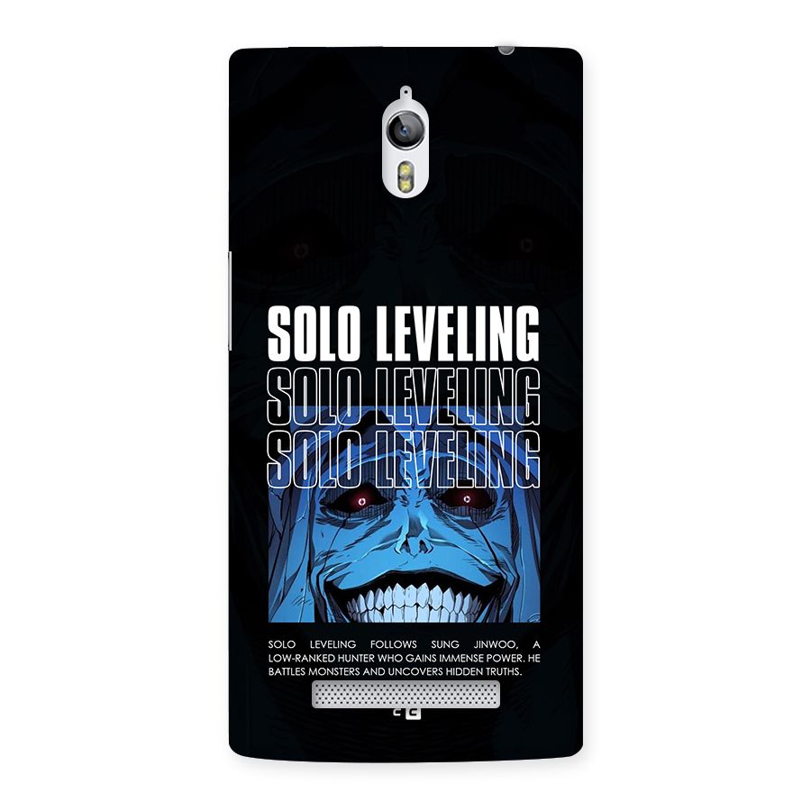 Solo Leveling Typo Back Case for Oppo Find 7
