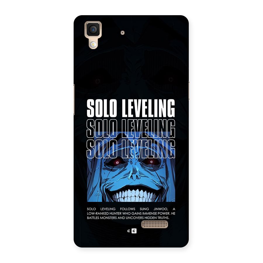 Solo Leveling Typo Back Case for Oppo R7