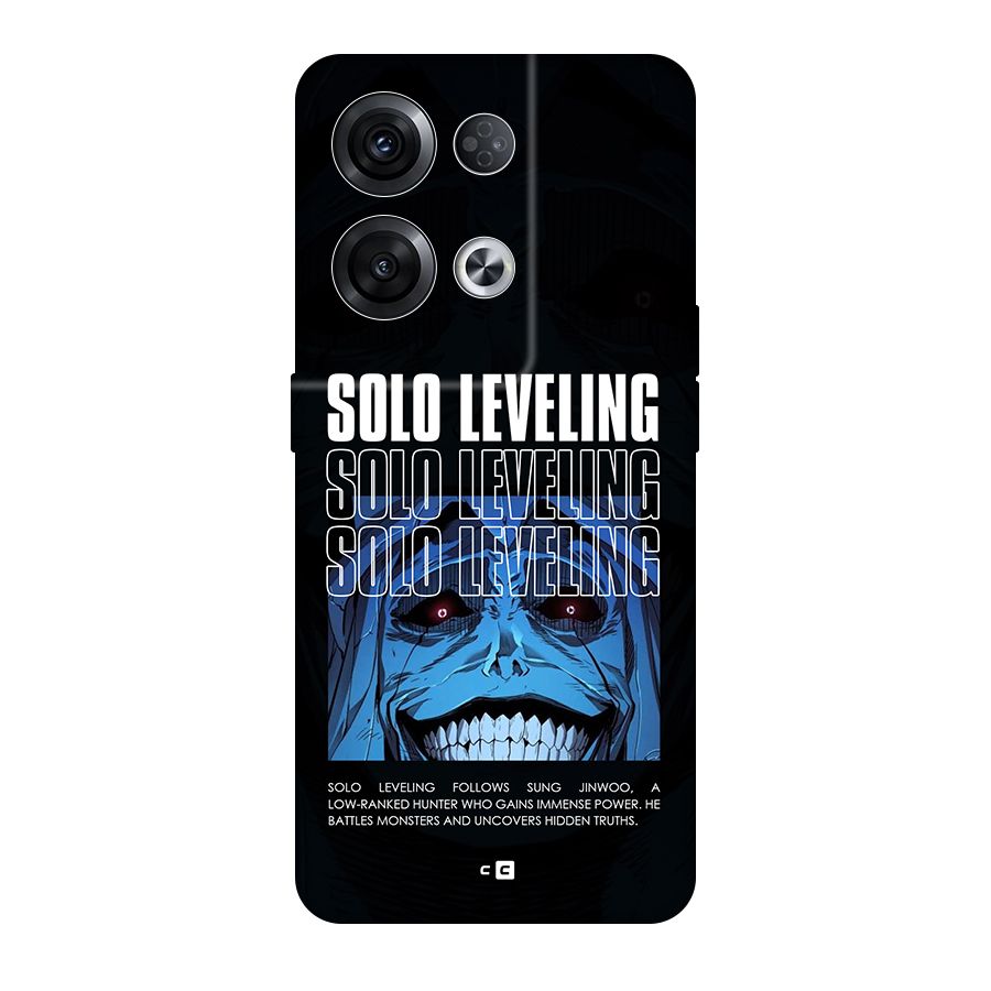 Solo Leveling Typo Back Case for Oppo Reno8 Pro 5G