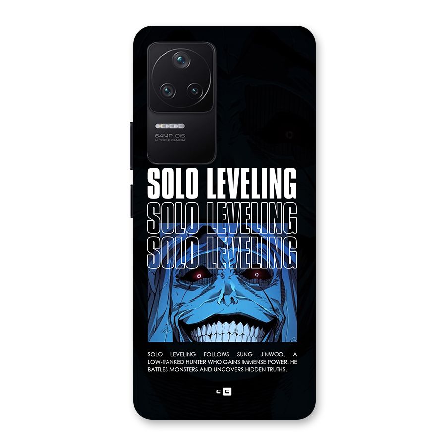 Solo Leveling Typo Back Case for Poco F4 5G