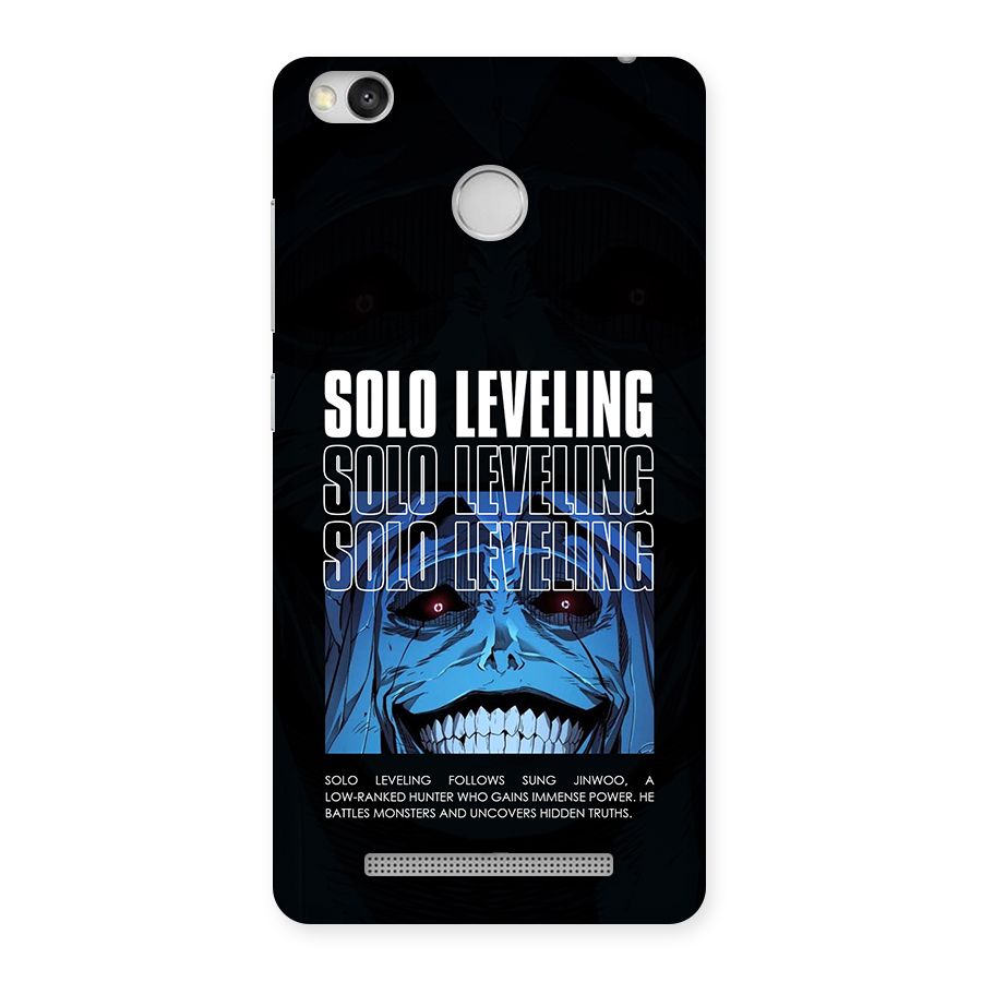 Solo Leveling Typo Back Case for Redmi 3S Prime