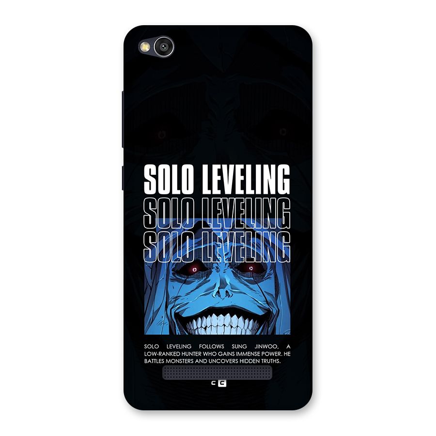 Solo Leveling Typo Back Case for Redmi 4A