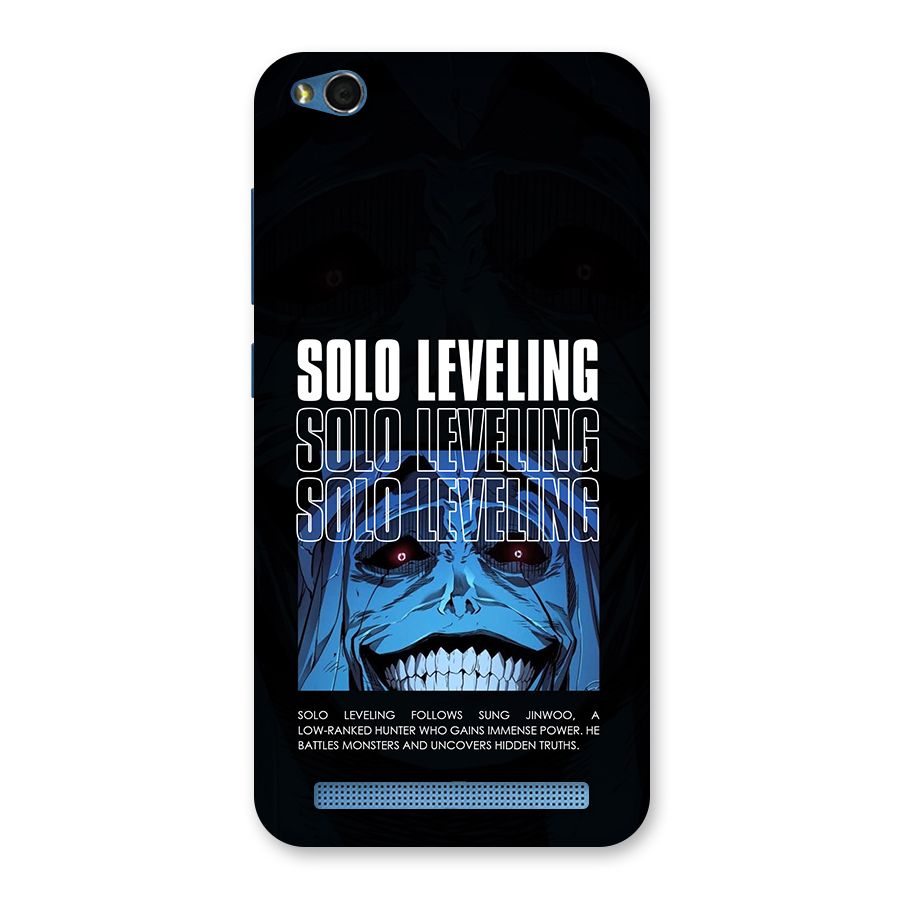 Solo Leveling Typo Back Case for Redmi 5A