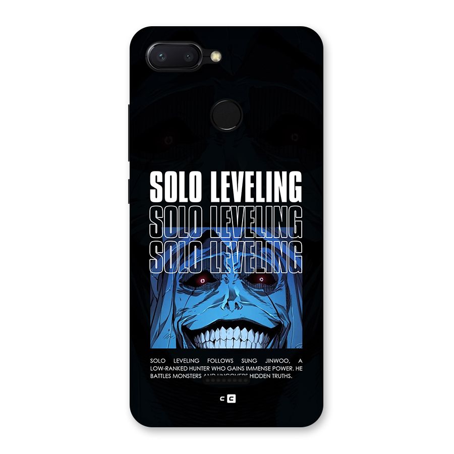 Solo Leveling Typo Back Case for Redmi 6