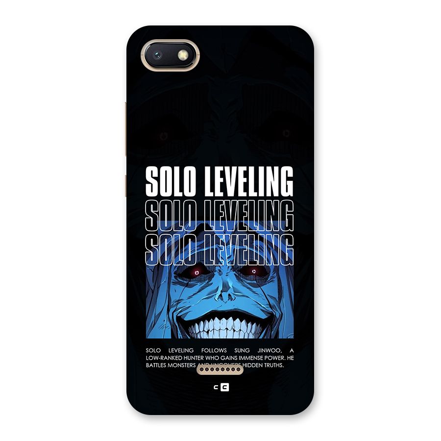 Solo Leveling Typo Back Case for Redmi 6A
