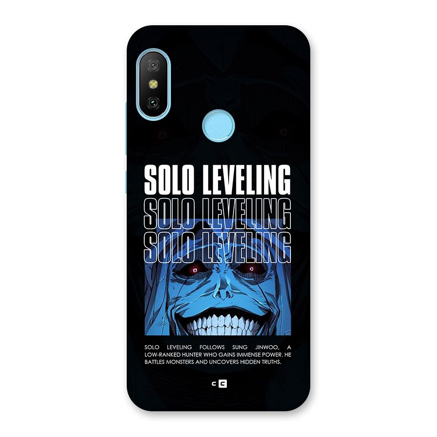 Solo Leveling Typo Back Case for Redmi 6 Pro