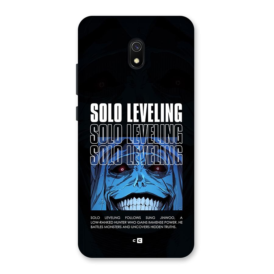 Solo Leveling Typo Back Case for Redmi 8A