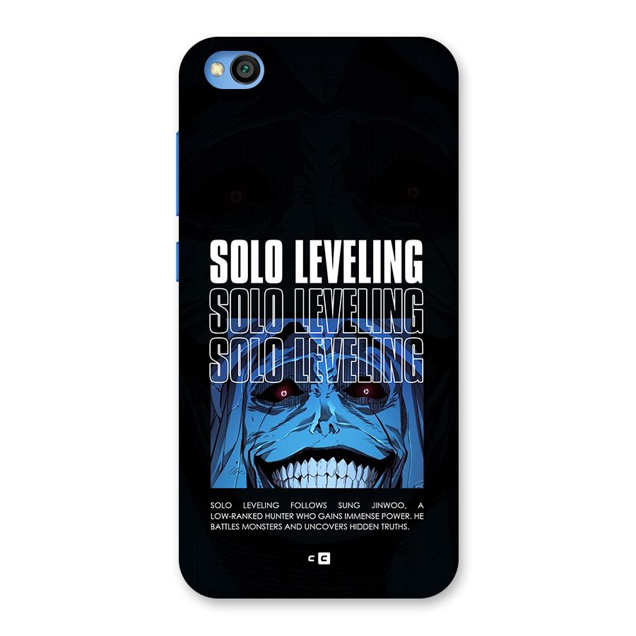 Solo Leveling Typo Back Case for Redmi Go