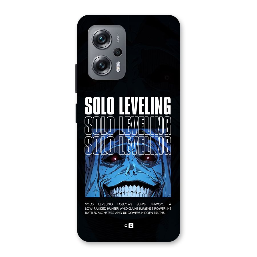 Solo Leveling Typo Back Case for Redmi K50i