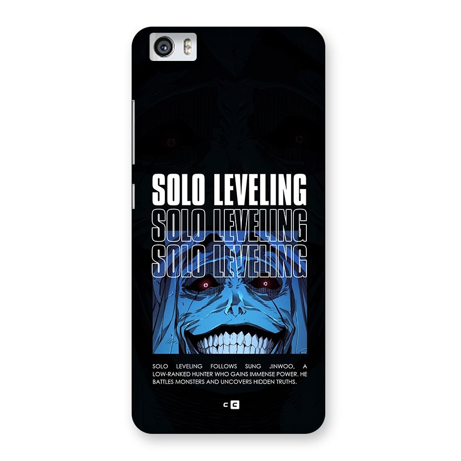 Solo Leveling Typo Back Case for Redmi Mi 5