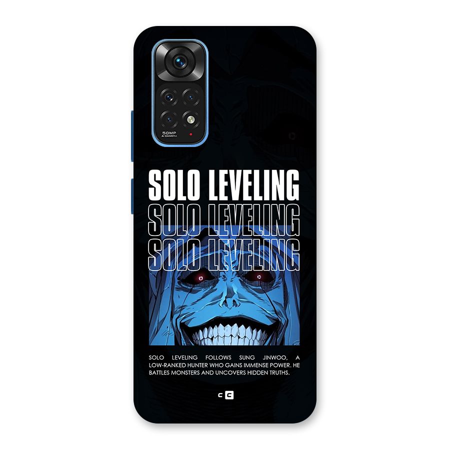 Solo Leveling Typo Back Case for Redmi Note 11S