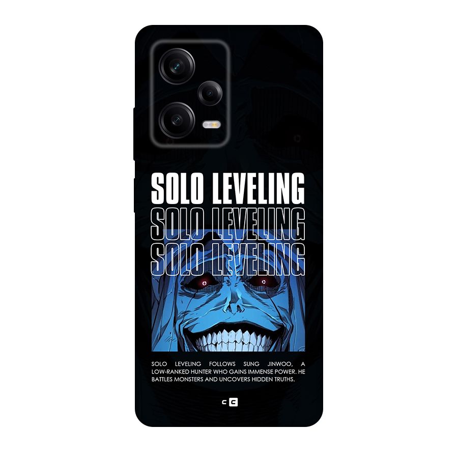 Solo Leveling Typo Back Case for Redmi Note 12 Pro