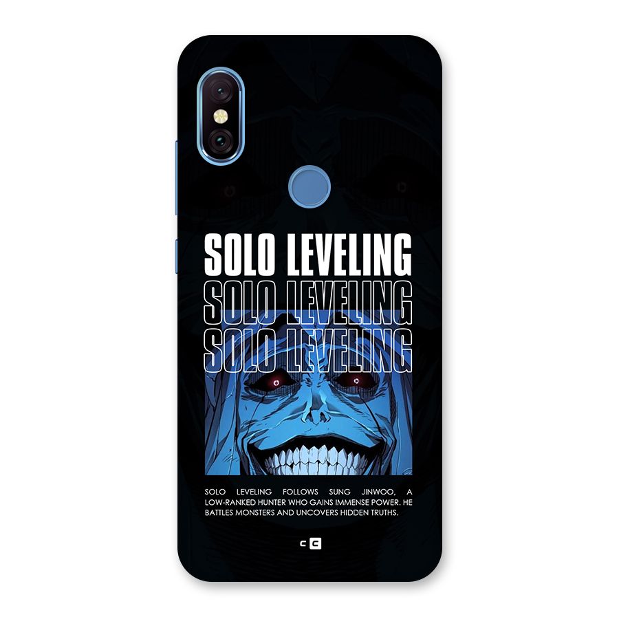 Solo Leveling Typo Back Case for Redmi Note 6 Pro