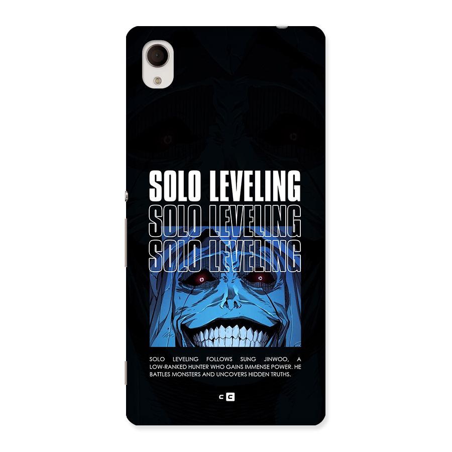 Solo Leveling Typo Back Case for Xperia M4 Aqua