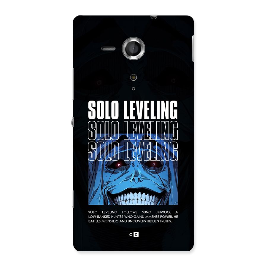 Solo Leveling Typo Back Case for Xperia Sp