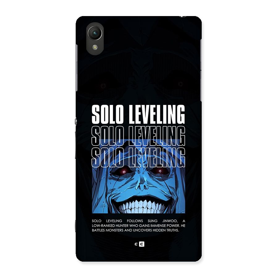 Solo Leveling Typo Back Case for Xperia Z2