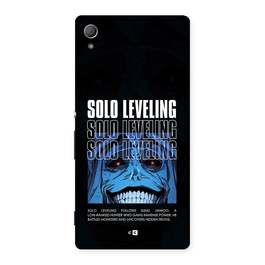 Solo Leveling Typo Back Case for Xperia Z4